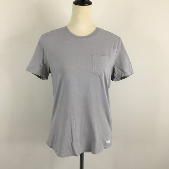THE NORTH FACE Gray One Chest Pocket Short Sleeve Shirt Tee - Picture 5 of 10
